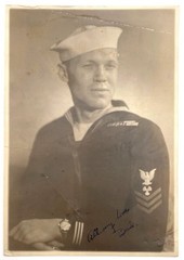 World War II / Original Photo Portrait of U.S Navy Machinist Mate “Bud”