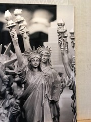 New York Statue Of Liberty Souvenirs Photograph Print Photo Black & White NYC