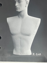 Rare Original Vintage Photo Mannequin Siegel Stockman Curiosa Male Nude