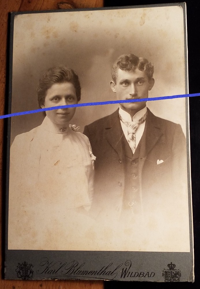 Couple Woman Man – Alfons Gardener? Kirchberg Jagst? KAB Karl Blumenthal Wildbad