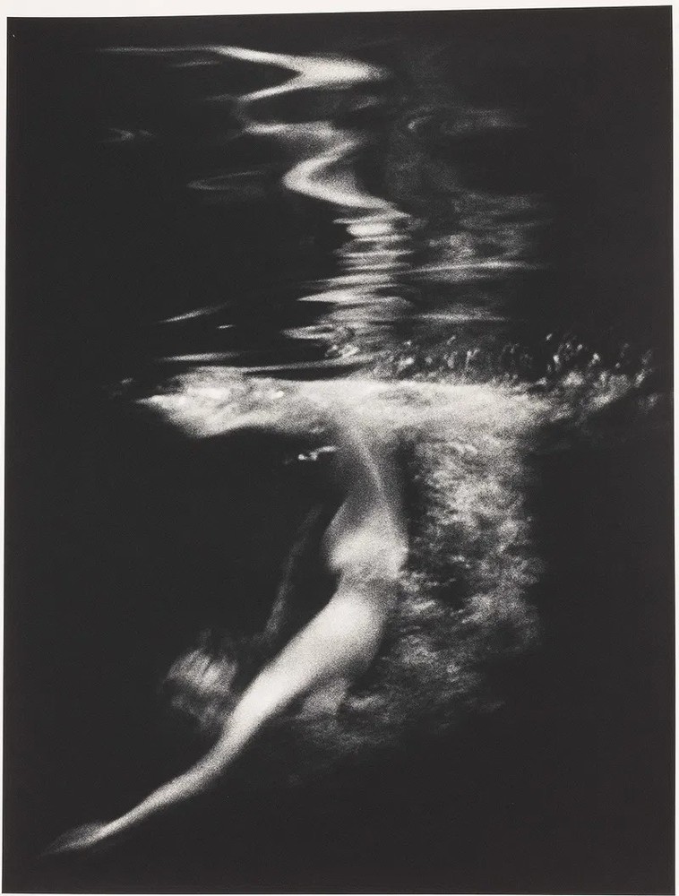 Lillian Bassman (1917-2012) Silver Gelatin Photo,»Wonders Of Water» Hand Signed