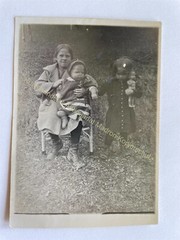 orig. Photo Circa 1920 Children Girls Poverty