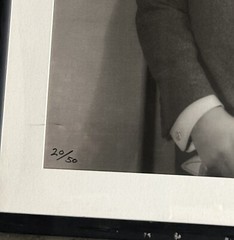 George Hurrell Signed Limited Edition John Barrymore 58″ x 46″ Includes frame.