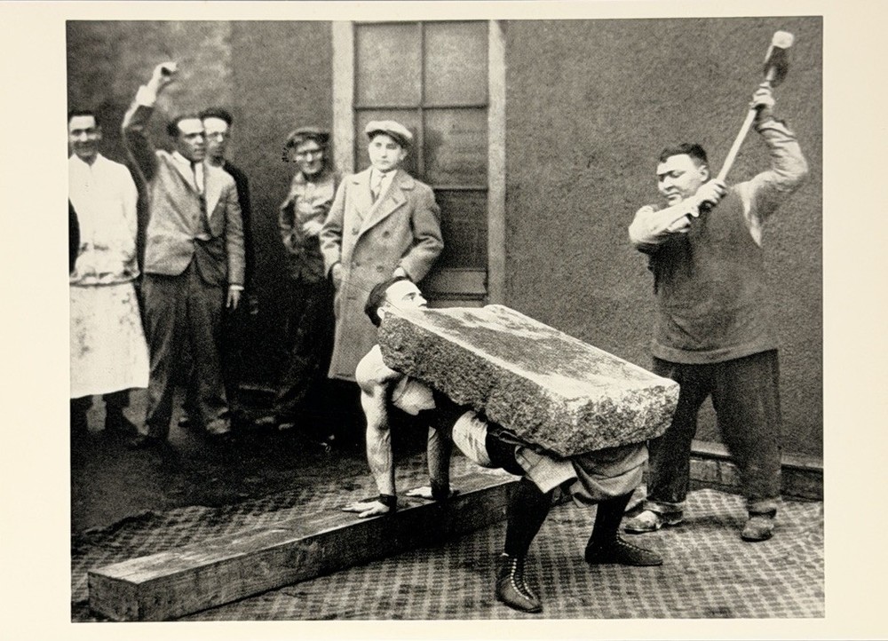 Greek Strongman Gust Lessis, 1926 – Fotofolio Art Photo Print Card 4.25”x6”