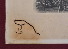 Vintage Photograph / Print Focusing on a Bridge Crossing a Body of Water