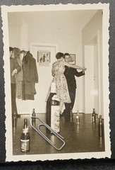 Photo Martini Advertising Bottle Label Dance Man Woman Spirits Alcohol Advertising