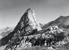 KINGS RIVER CANYON, CALIFORNIA Fin Dome Ansel Adams Fine Art Giclee Repro 17×24
