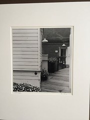 BRUCE BLUM Matted & SIGNED B&W Photo Print (10 3/4″ X 10″)-«Wall and Gallery»
