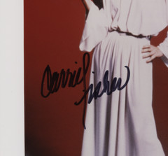 Carrie Fisher Princess Leia Star Wars Autographed 8×10 Photo w/COA WWE34-138