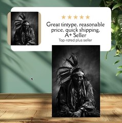 Native American Tintype Limited Edition Museum Series C00383RP