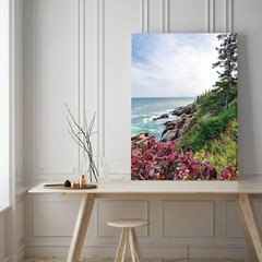 Coast of Maine Wall Art Print, Acadia National Park Photography, Fall Colors