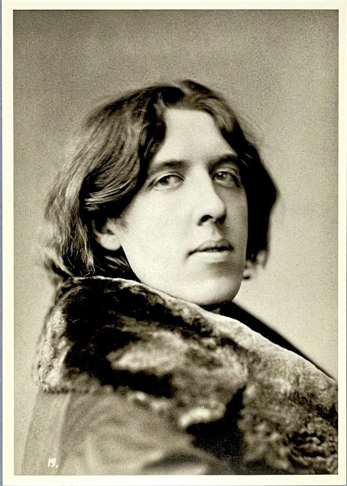 Oscar Wilde Art Print Card Photo By Napoleon Sarony c. 1882 Fotofolio 4.25”x6”
