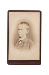 R. Wittwer CDV Photo Fine Boy – Salt on the Oder / Nowa Sól 1870s