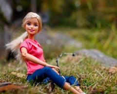 Barbie Goes Fishing in Gettysburg Photograph