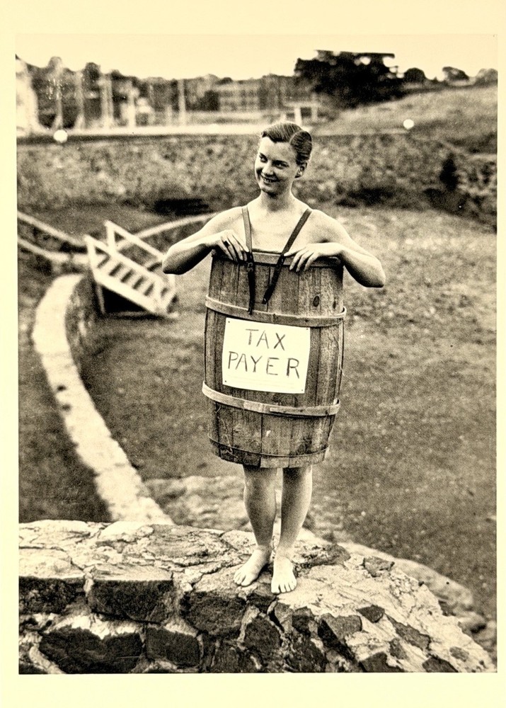 Taxpayer, Marblehead Massachusetts 1935 Fotofolio Art Photo Print Card 4.25”x6”