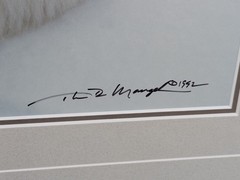 Thomas Mangelsen Signed Limited Edition Framed Print Snowflake 1992 22×18″