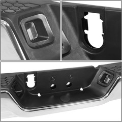 Chrome Rear Step Bumper Fit for 2009-2018 Dodge Ram 1500 for 2010-2012 Ram 2500