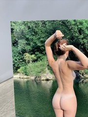 Contemporary Pinup Girl 4×6 Photo – Fine Art Color Print – Brunette Female Form