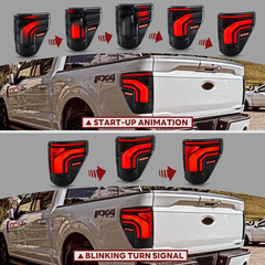 Tail Light for Ford F150 F-150 2021-2025 LED Taillights Assembly Compatible with