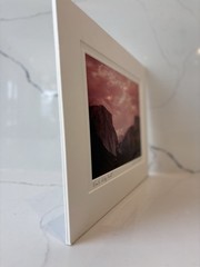 Yosemite Matted Photograph, “Yosemite Valley Sunset”, National Park America Art