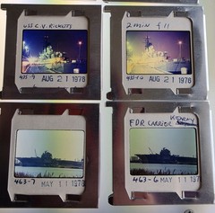Lot Of 34 1976-79 Ships Subs Amateur 35mm Color Slides CV Ricketts FDR Carrier