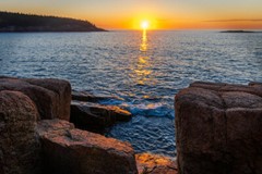 Ocean Sunrise acadia like ansel adams calming