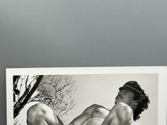 Vintage Photo KYLE HAZARD Target Studios 5×7 Male Physique Leather Biker Boots