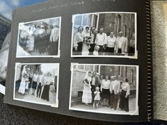 Old photo album civilian with defects, life in the GDR/51