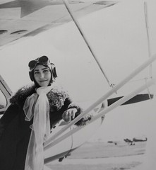 Joel Peter Witkin (b.1939) photograph 11×14” female aviator airplane