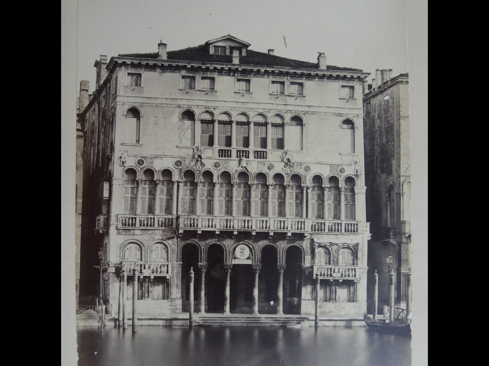 Paolo salviati , loredan palace, venice, ca 1870-80, albumen print, fine 