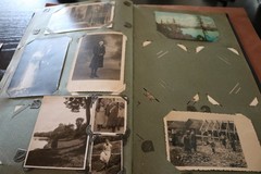 Great old photo postcard album – 200 photos and cards from around 1910