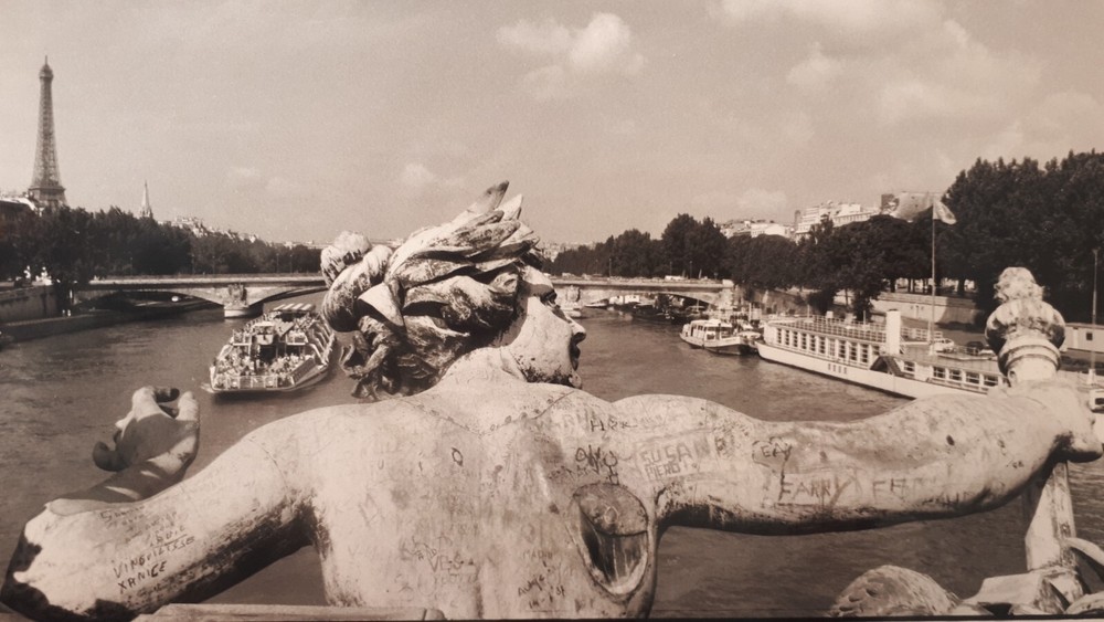 Printing Original Photography Bridge Alexandre III View On Tour Eiffel Paris