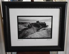 HANDSOME NEIL R. BROWN SIGNED LTD ED (11/275) BLACK WHITE PHOTO DUNNOTTAR CASTLE