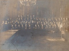 Paul Frost Photograph Köthen City Hall Opening Group Picture Signed Circa 1900