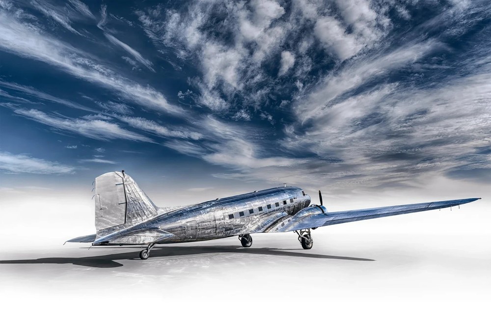 Peter Lik «Dreams Edge» 150cm 5’x3′ Aviation Plane Recess Mount Picture with COA