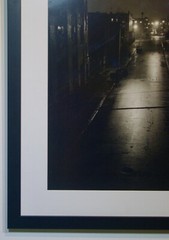 Fine Art Photo- Framed Signed Tyco Lewis- Grotten – Rainy Street at Night 2000