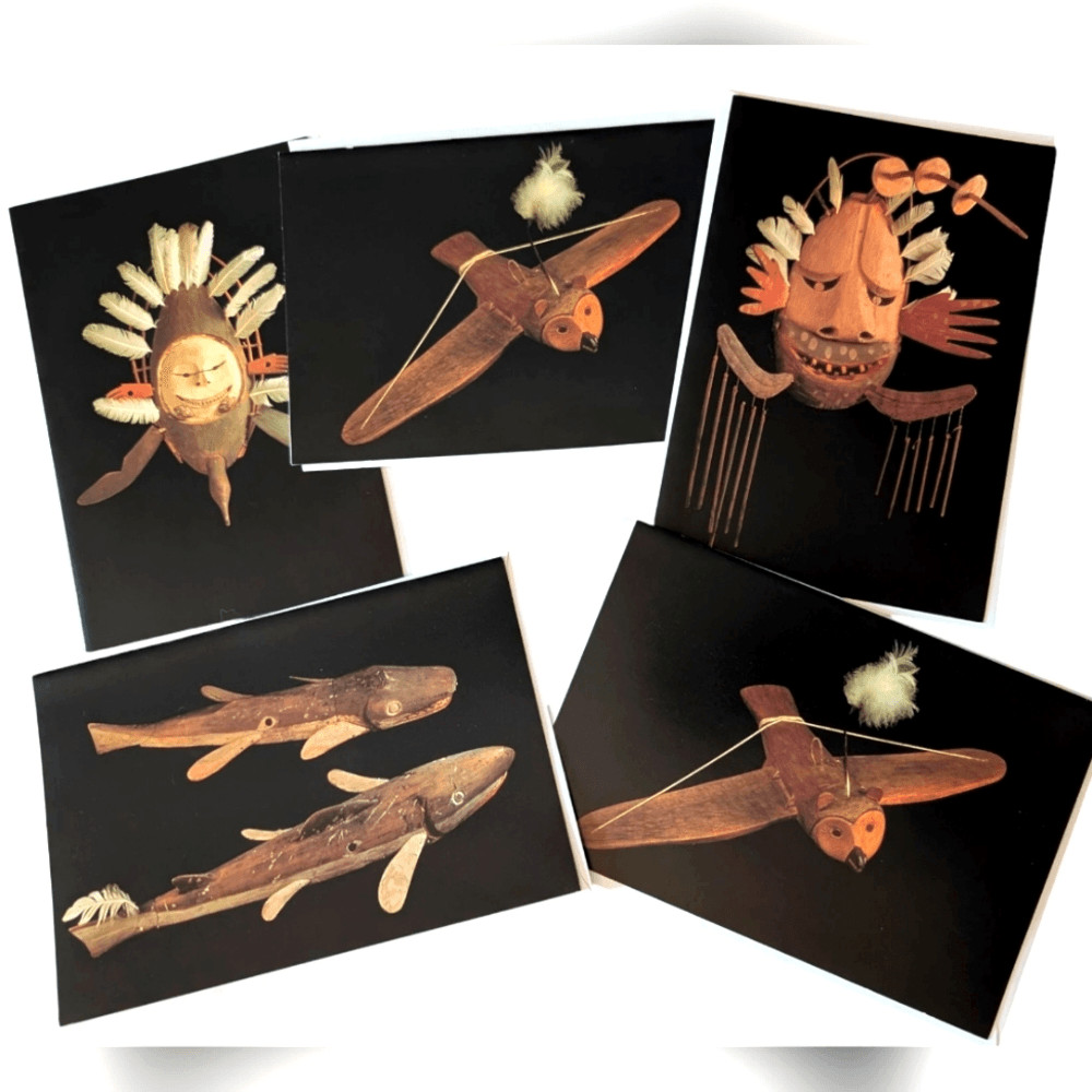 Smithsonian Institute American Indian Art Cards Set Of 5 90s Vintage