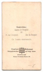 Photograph Gustav Schauer, Berlin, painting: John the Evangelist, after Domin