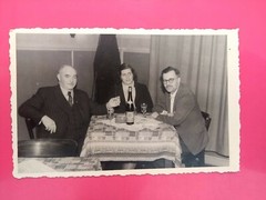 Old photo vintage antique woman man men wine champagne old photo drink wine vino
