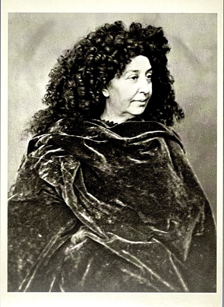 George Sand Art Photo Print Card By Felix Nadar Fotofolio 4.25”x6” Novelist