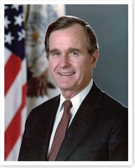 Vice President George H. W. Bush 1981 Official White House Silver Halide Photo