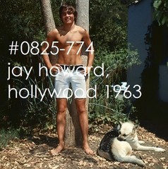 VINTAGE MALE PORTRAIT #0825-774 -jay howard, L.A. 1963 – free shipping in usa