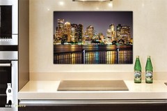 Boston Skyline at Night – Fine Art Photography Prints – Paper, Canvas, Metal