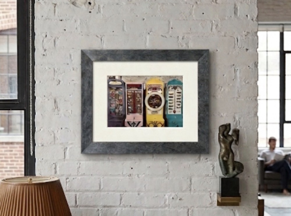 Allan Teger Photo Fortune Teller Machines Arcade Machines Matted Framed
