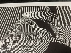 J SEELEY striking ORIGINAL abstract op art offset print photograph artist proof!