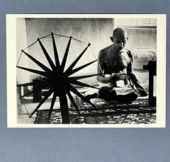 Mahatma Gandhi 1945 Fotofolio Art Print Card By Margaret Bourke-White 4.25”x6”