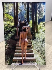 Contemporary Pinup Girl 4×6 Photo – Fine Art Color Print – Brunette Female Form