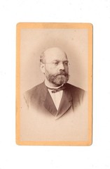 N. A. Dietz CDV Photo Male Portrait with Dedication Munich 1870s