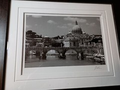 Jesse Kalisher Framed Photo Sign Series #5142, View Of The Vatican, Rome Picture