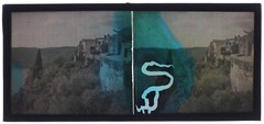 AUTOCHROME Original Color Photo Stereo C1920 Vintage Glass V35L26N8